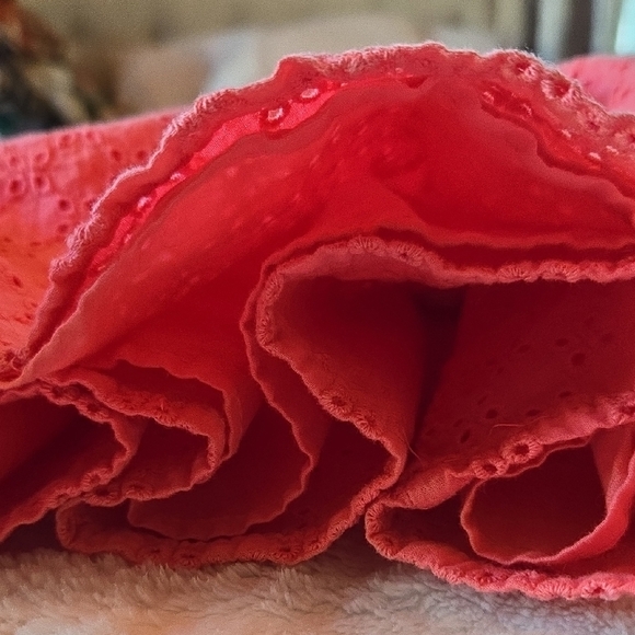 Toys R Us Koala Kids Peachy Mesh Sundress W/ Floral Embellishments Like New! 2T - Picture 5 of 10